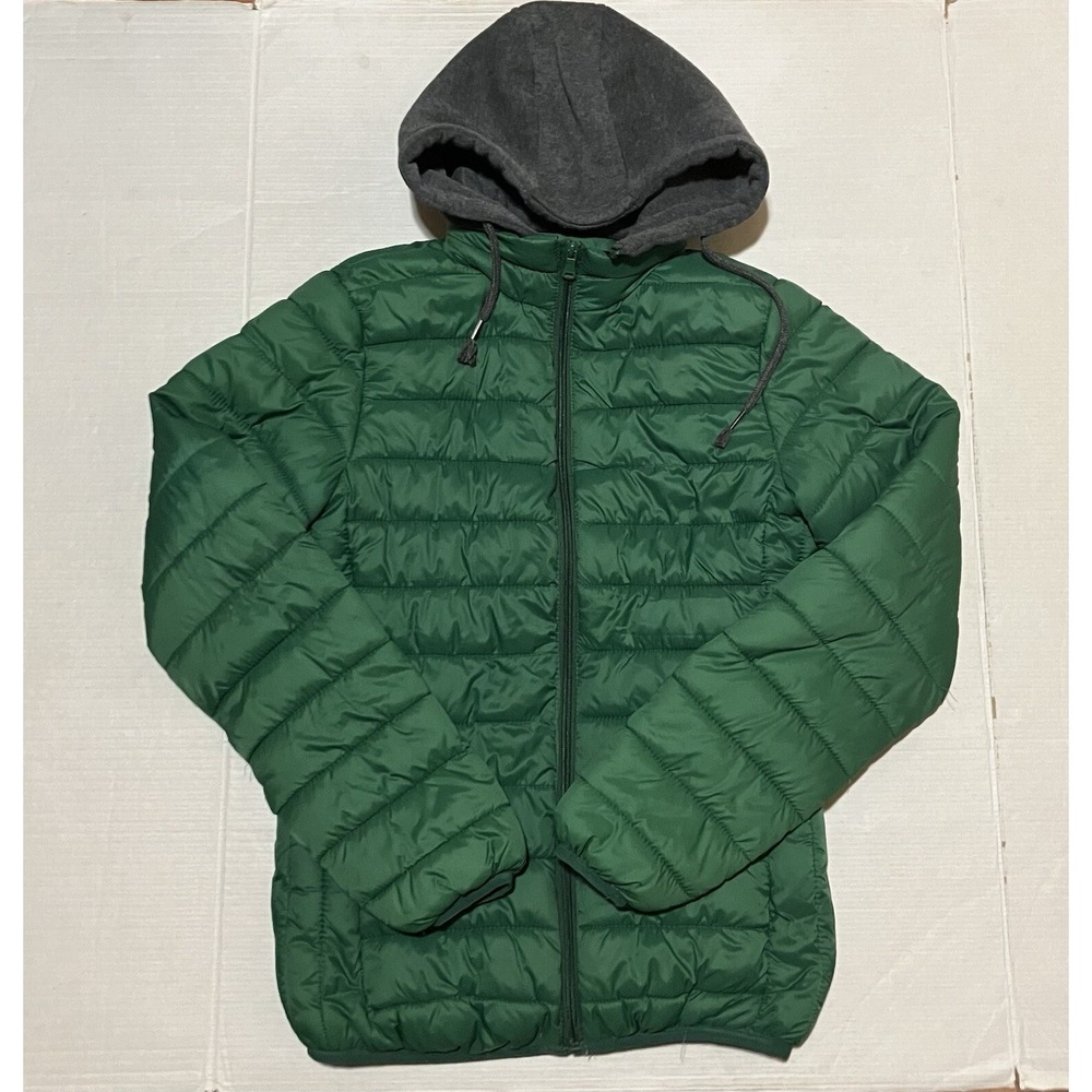 U2wear Womens Size Small‎ Winter Quilted Puffer Removable Hoodie Water Resistant